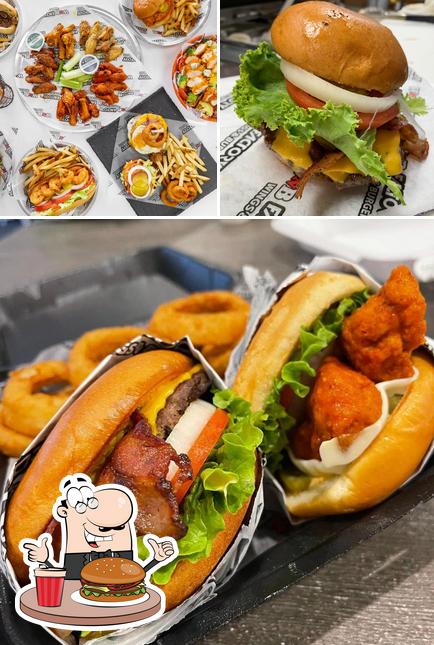 Try out a burger at WNB Factory - Wings & Burger