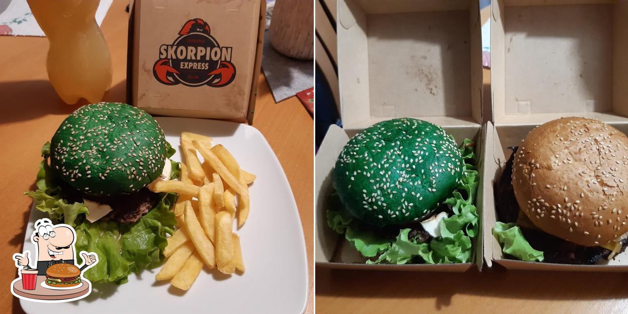 Prenditi un hamburger a Skorpion Express Lana