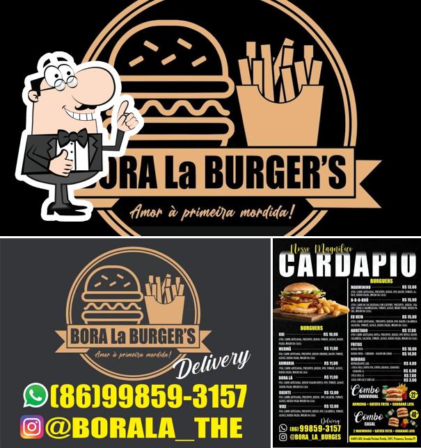 See the pic of BORA La BURGER'S