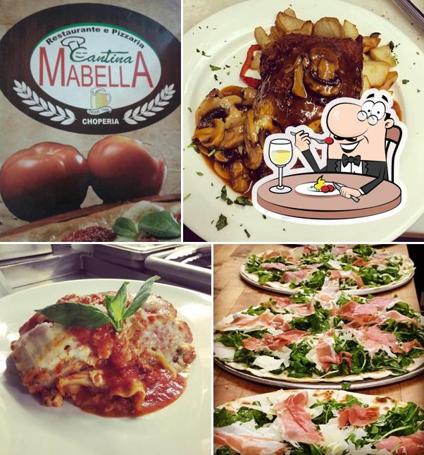 Comida em Mabella Restaurante e Pizzaria