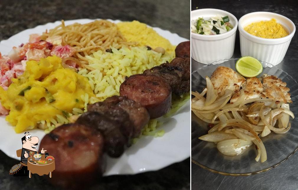 Comida em Churrascaria da irmã