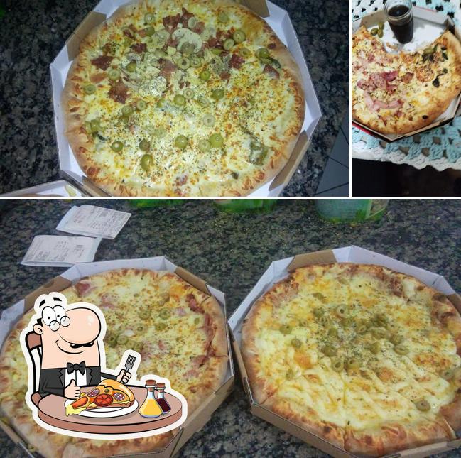 Escolha pizza no Gaguinho Pizzaria