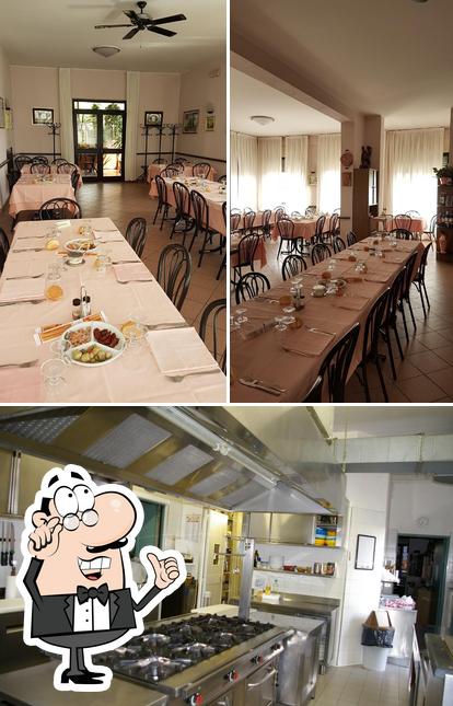 Gli interni di Trattoria Comi Giovanni