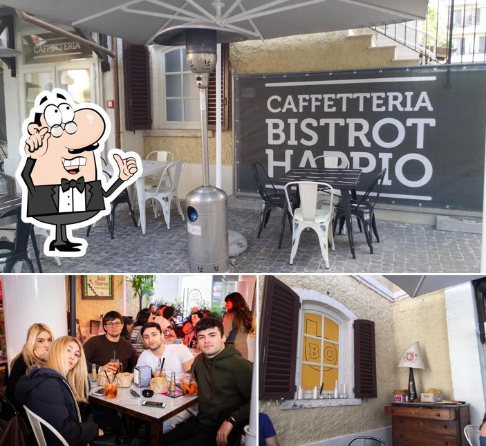 Gli interni di Bo caffetteria bistrot Happio