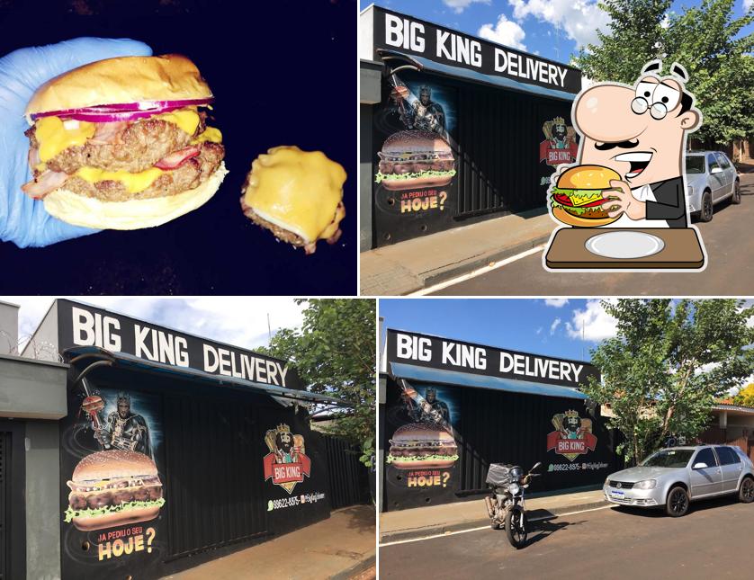Consiga um hambúrguer no Big King Delivery