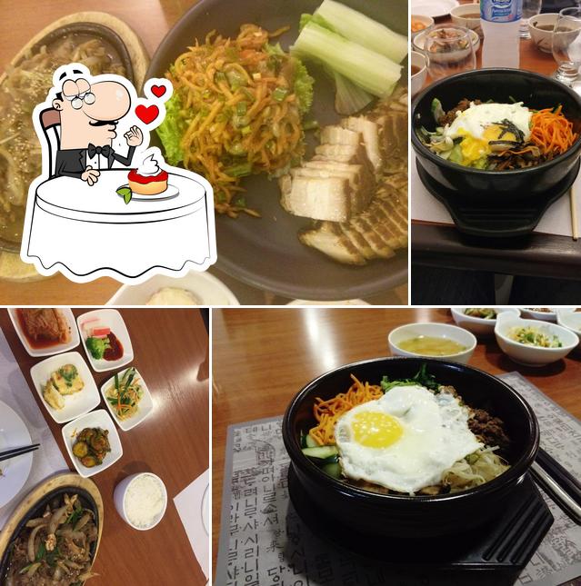 Mirim Restaurante Coreano provê uma variedade de pratos doces