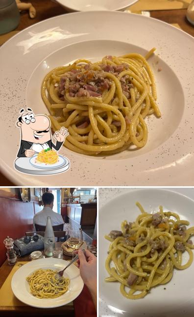 Spaghetti alla carbonara al Osteria Ai Promessi Sposi