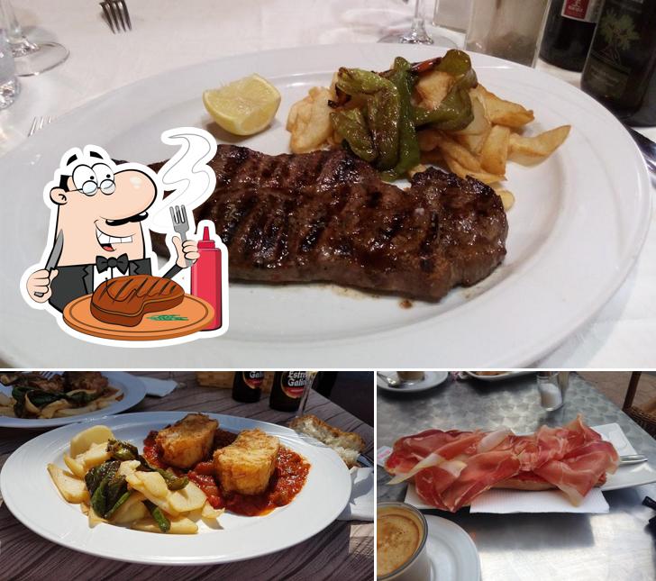Pick meat meals at Restaurante Pérez