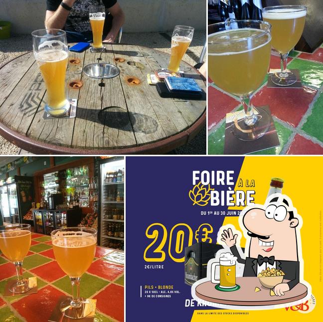 Commandez un verre de bière blonde ou brune