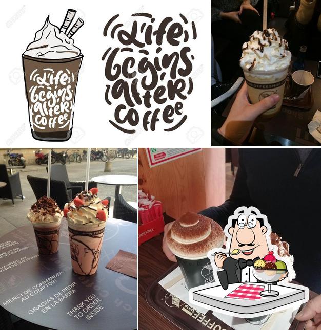 French Coffee Shop offre une éventail de desserts