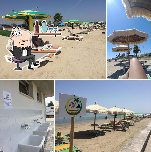 Gli interni di Agricamping Garden Beach