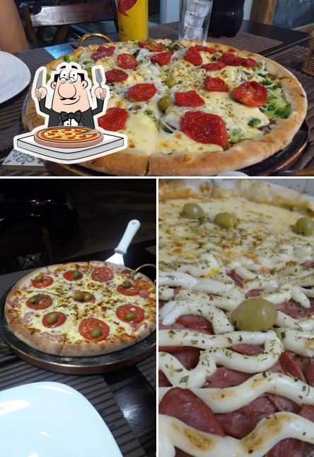 Consiga pizza no Pizzaria e Esfiharia Ricci´s