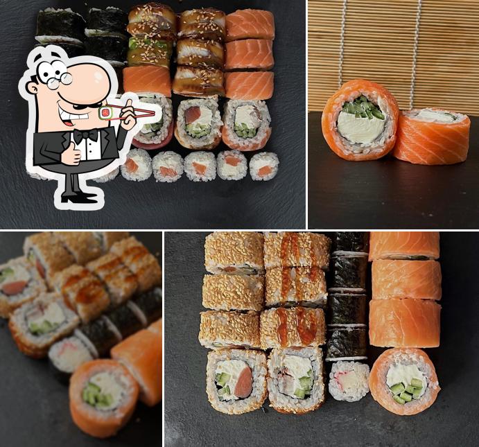 Prenez différentes options de sushi