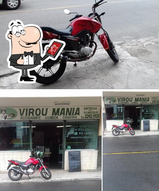 O exterior do Virou Mania delivery