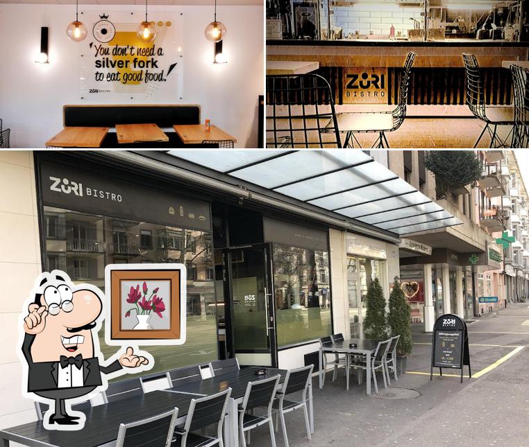 Die Inneneinrichtung von Züri Bistro Milchbuck