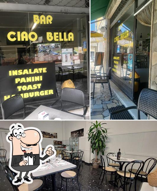 Gli interni di Bar Ciao Bella