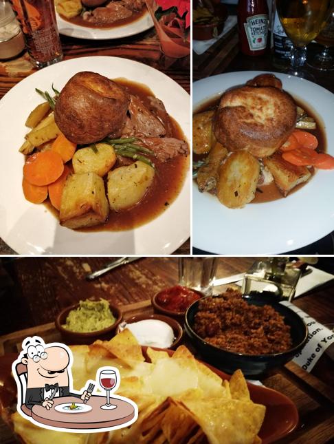 Food at The Duke of York