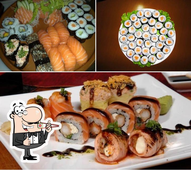 Experimente diferentes opções de sushi