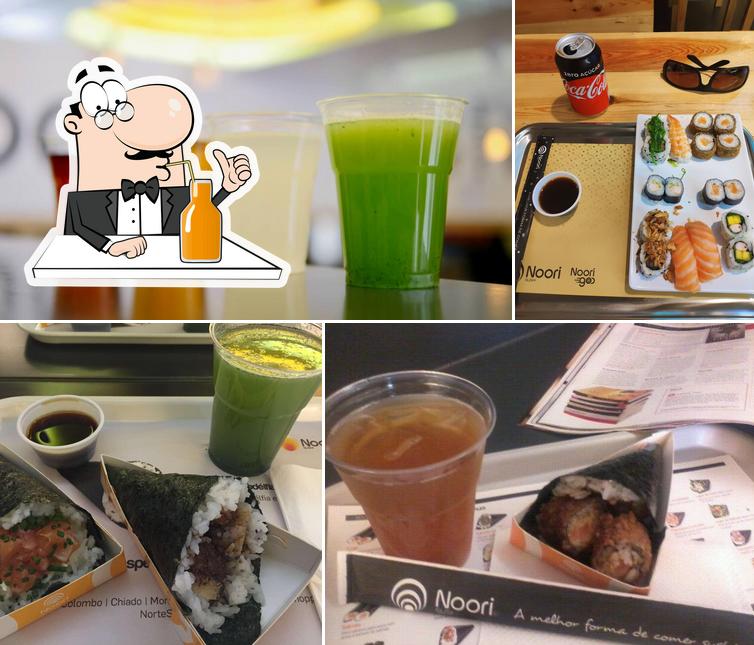 Desfrute de uma bebida no Noori Sushi
