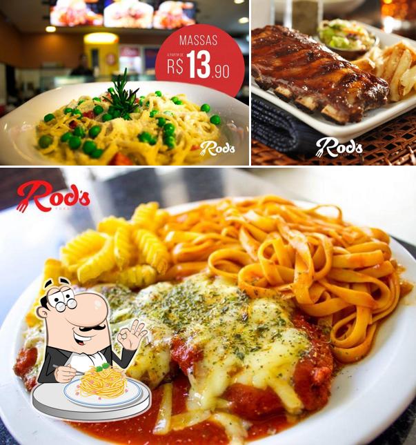 Espaguete carbonara em Rod’s Food Club