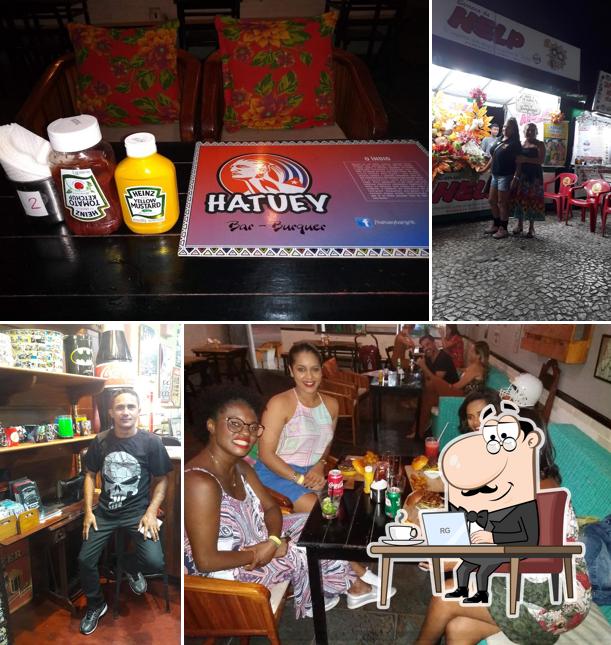 The interior of Hatuey Bar Grill