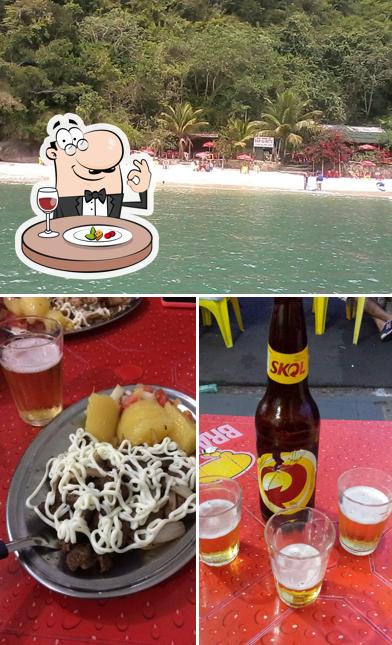 A imagem do Bar da Bete’s comida e interior