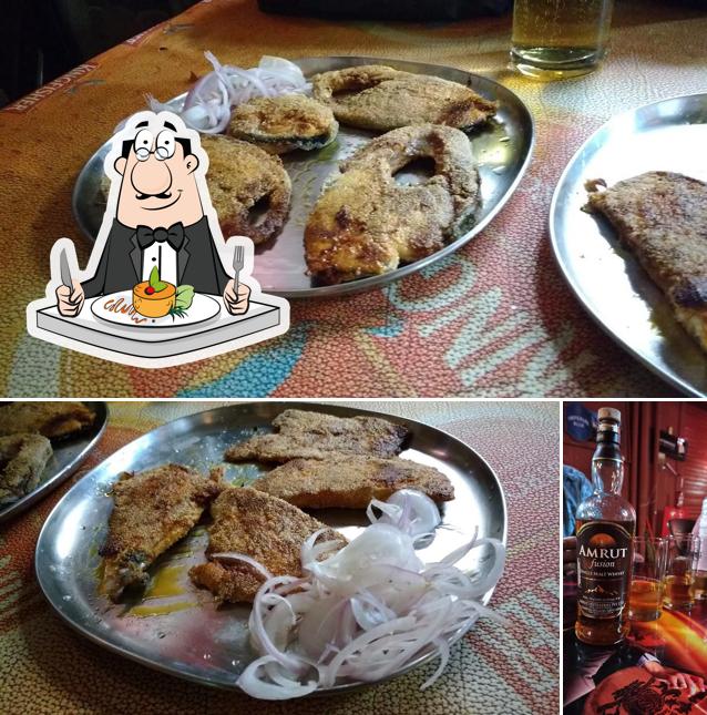 Check out the image showing food and beer at Geetesh Bar & Restaurant