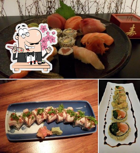 Experimente diferentes opções de sushi