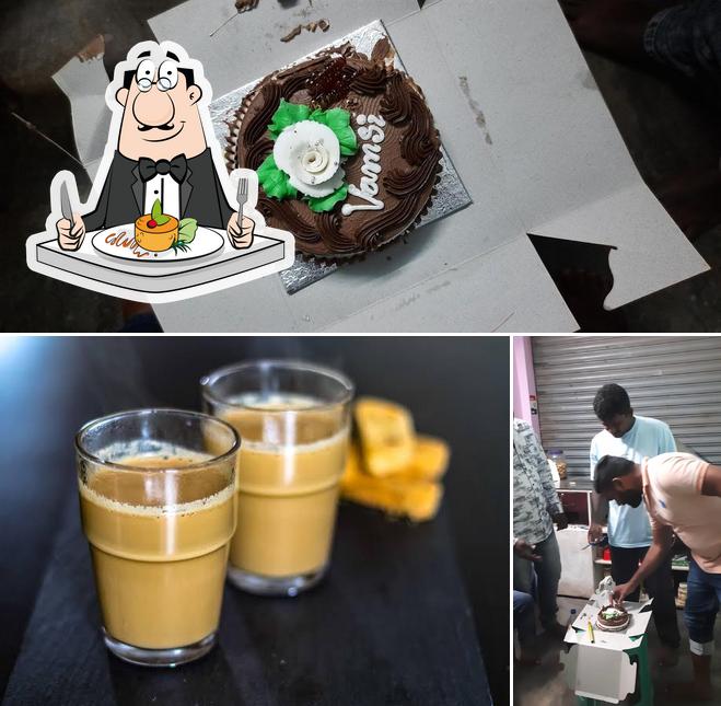 The restaurant's food and beverage