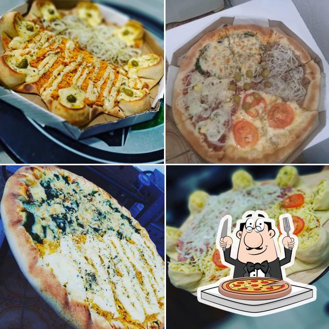 Escolha diversos tipos de pizza