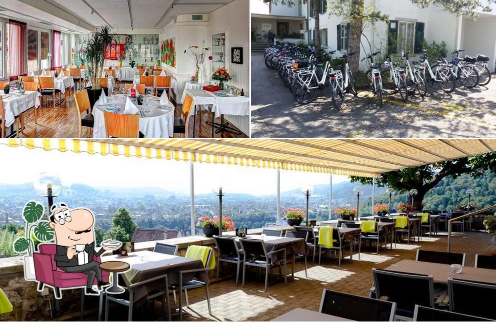 Gli interni di Restaurant Belvédère