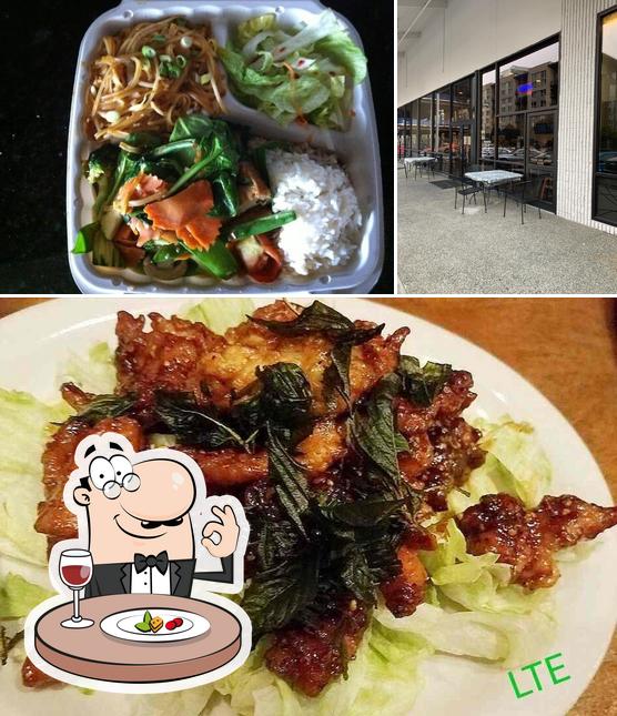 Take a look at the picture showing food and interior at Rice N Spice Thai Cuisine