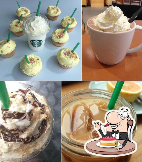 Starbucks Coffee offers a range of sweet dishes