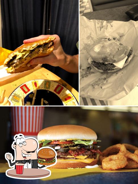 Order a burger at Whataburger