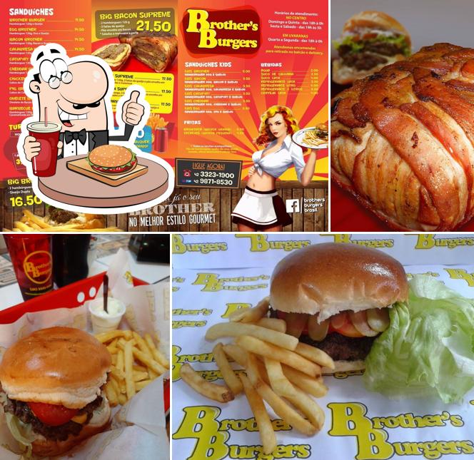 Os hambúrgueres do Brother's Burgers irão satisfazer uma variedade de gostos