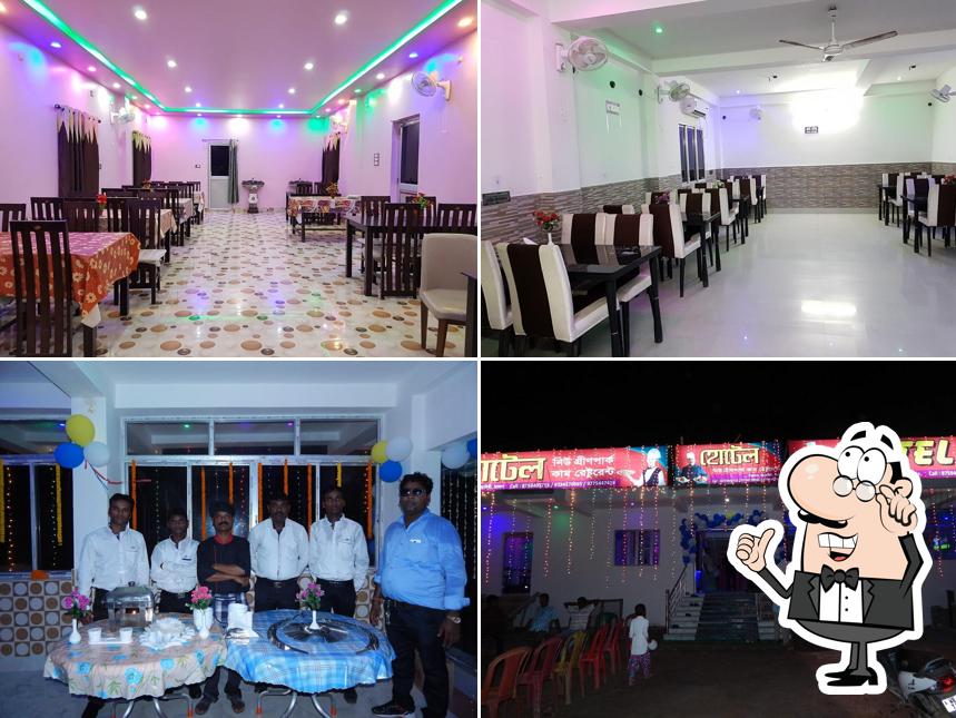 The interior of Hotel Green Park cum Restaurant, Kaluadighi, Malda