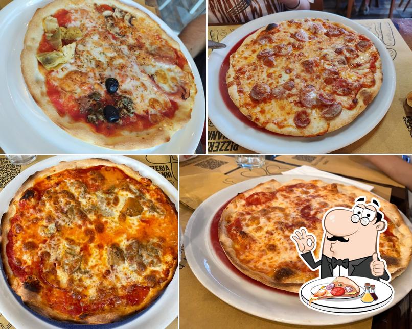 Essayez des pizzas à Pizzeria Da Nanni