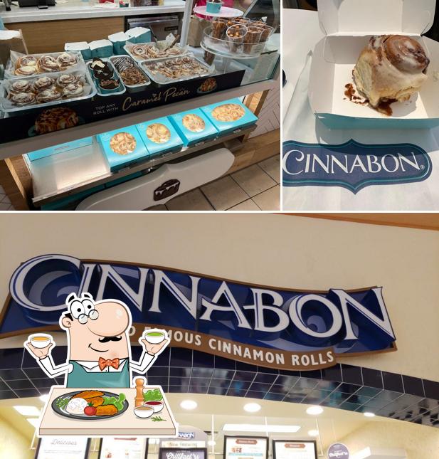 Parmi les diverses choses de la nourriture et la extérieur, une personne peut trouver sur Cinnabon