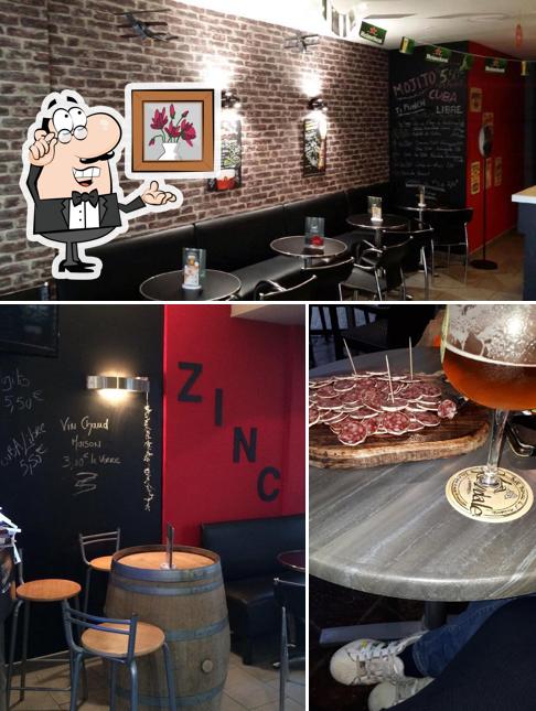 El interior de Le Zinc