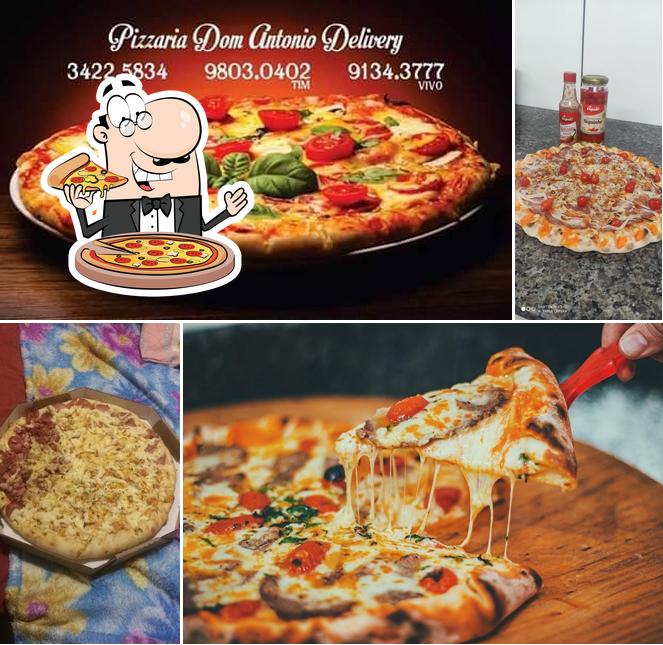 Experimente pizza no Pizzaria Don Antonio Delivery