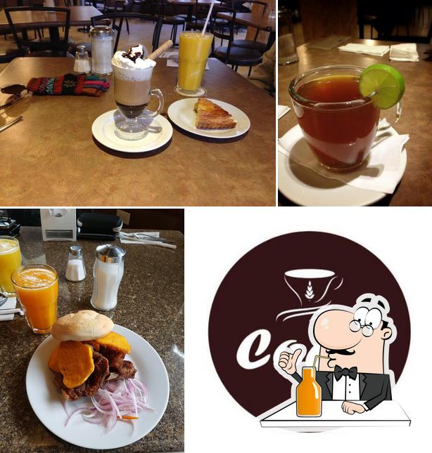 Try out different drinks served at Café Coqui