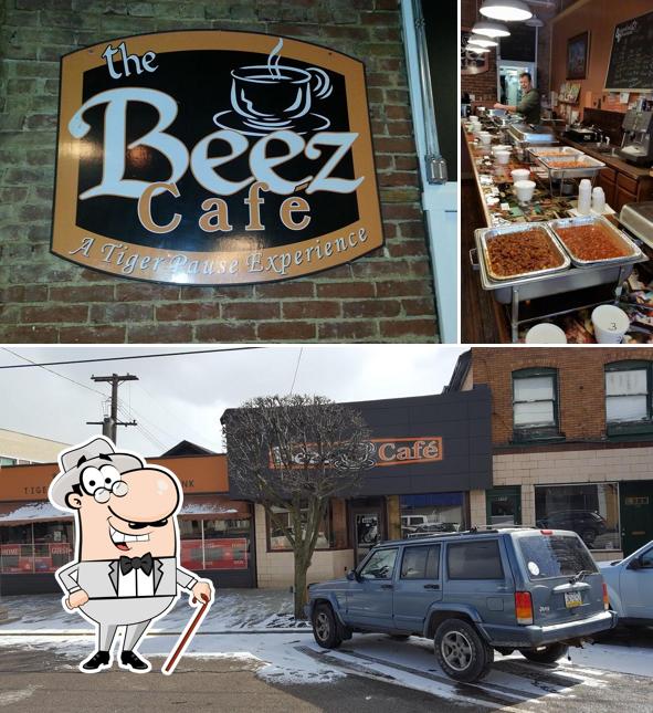 The exterior of Beez Cafe