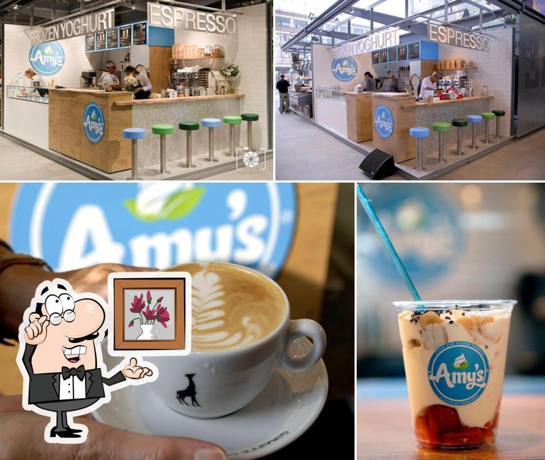 Amy's Frozen Yoghurt Rotterdam se distingue par sa intérieur et boire