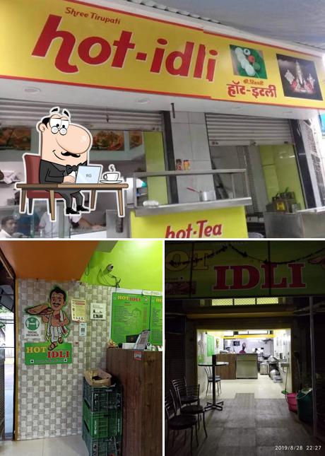 The interior of Hot Idli