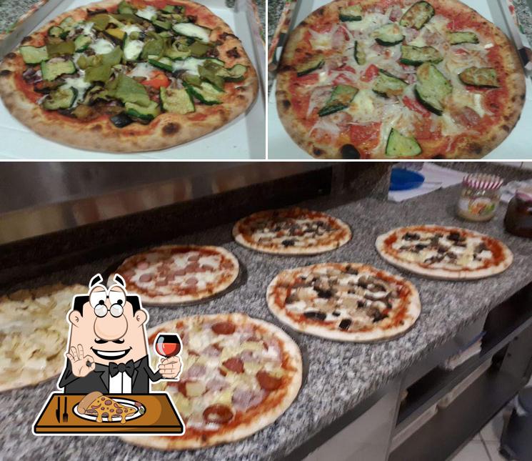 Prenez différents types de pizzas