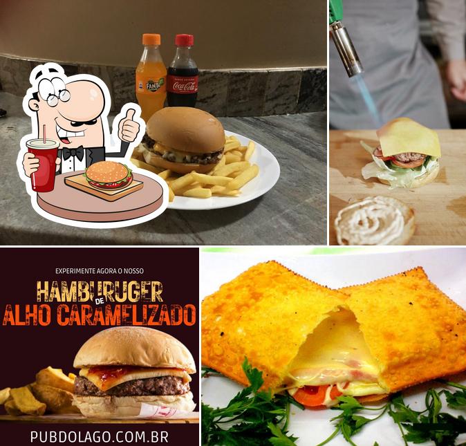 Попробуйте гамбургеры в "Pub do Lago hamburguer, pastel e marmitex"