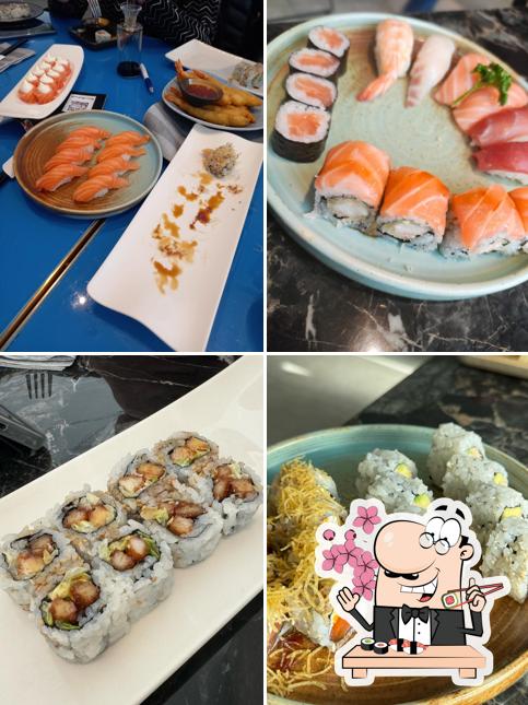 Scegli le varie opzioni di sushi