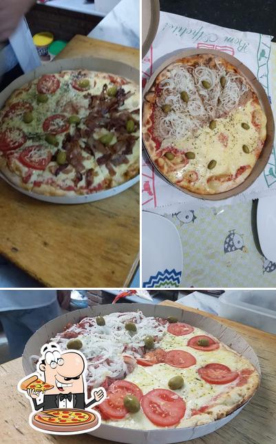 Experimente pizza no Pizzaria Vó Nena