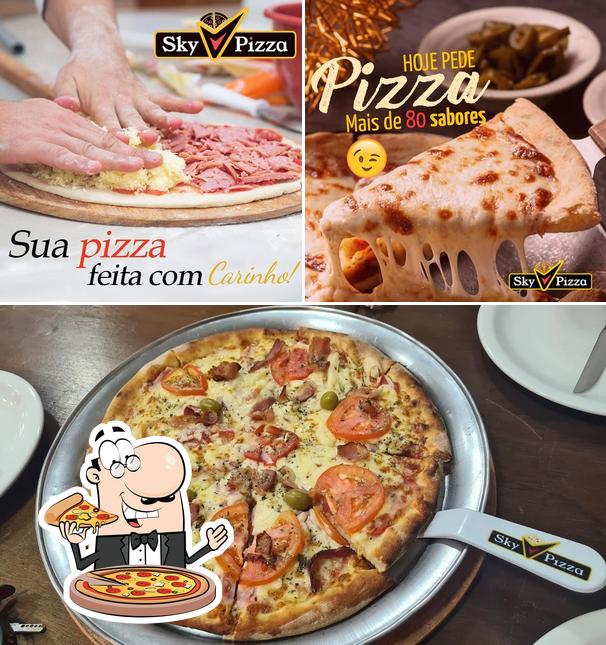 Escolha pizza no Sky Pizza - A melhor Pizza da Vila da Vila Mariana - Calzones, Pizzas doce e Tradicionais - Delivery