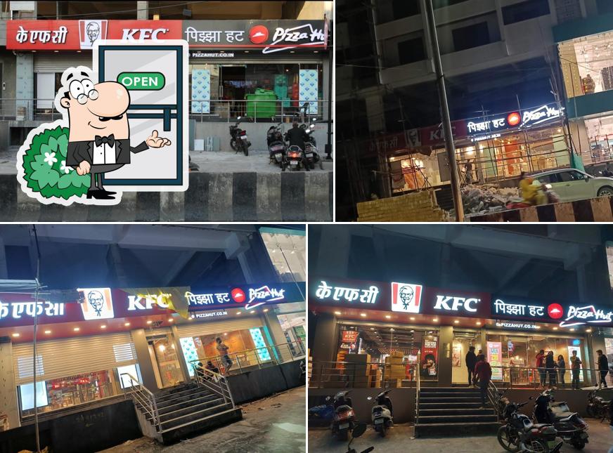 The exterior of KFC